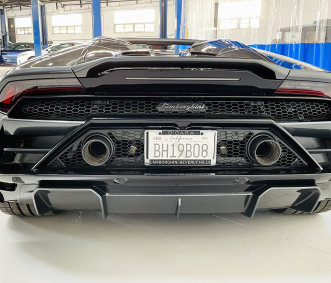 Lamborghini Huracan rental back view