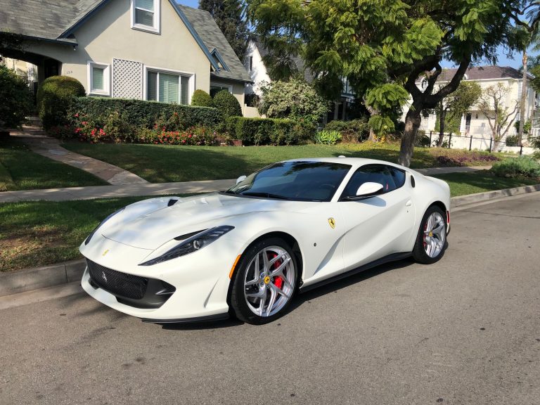 Rent a Ferrari 812 Superfast in San Francisco - Black & White Car Rental