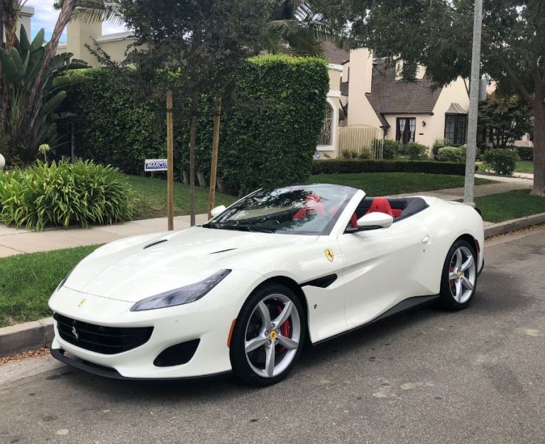 Rent a Ferrari Portofino San Francisco Black & White Car Rental