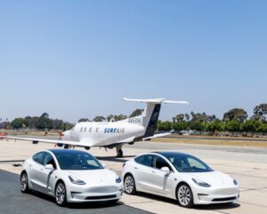 tesla electric car rental lax airport los angeles