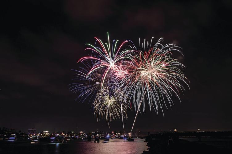 Black & White Car Rental Fireworks in Marina Del Rey

